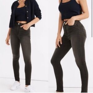 MADEWELL Women’s Road Tripper Black Wash Denim Jeans Size 26 US 2